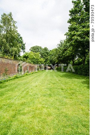 イギリス庭園の写真素材