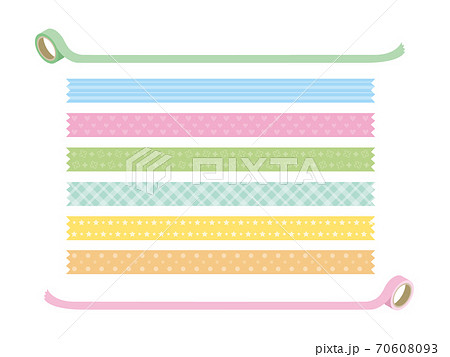 マスキングテープ マステのイラスト素材