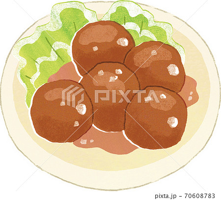 ミートボールの写真素材