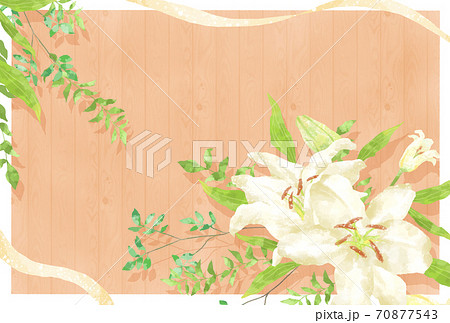 ゆり ユリ 花 花びらのイラスト素材