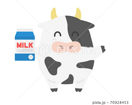 牛乳パックのイラスト素材