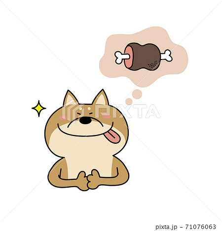 骨付き肉のイラスト素材