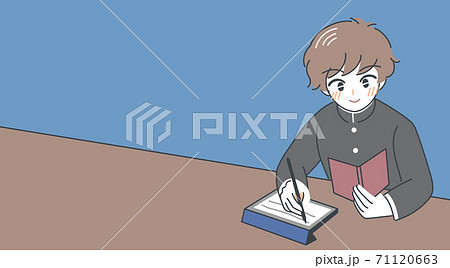 猛勉強のイラスト素材 猛勉強のイラスト素材