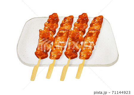 串焼きのイラスト素材