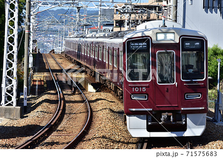 阪急電車の写真素材