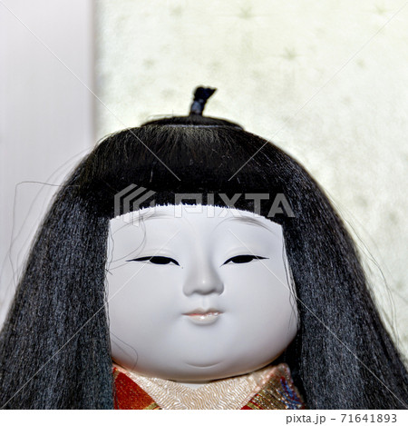 雛人形 日本人形 かわいい 美しいの写真素材