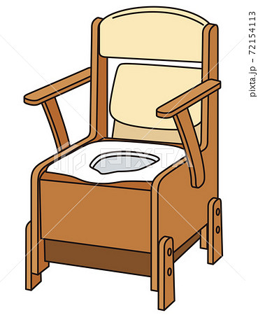 簡易トイレのイラスト素材