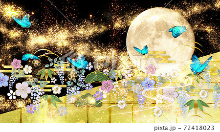 黒い蝶のイラスト素材