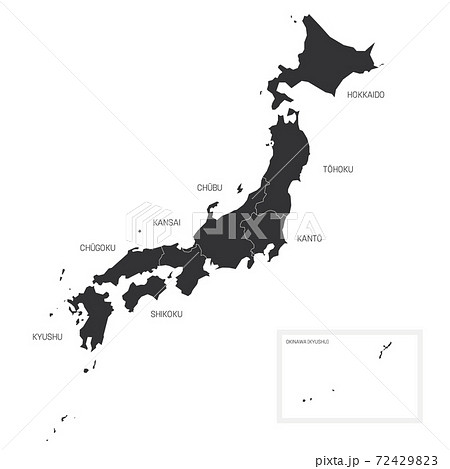 長崎県の地図のイラスト素材 長崎県の地図のイラスト素材