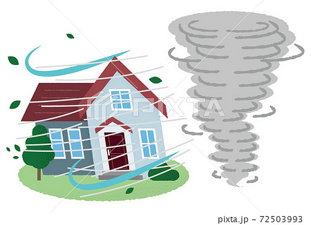 竜巻のイラスト素材集 ピクスタ