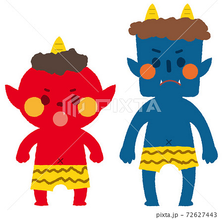 鬼 赤鬼 青鬼 童話のイラスト素材 - PIXTA