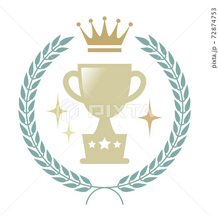 優勝カップのイラスト素材