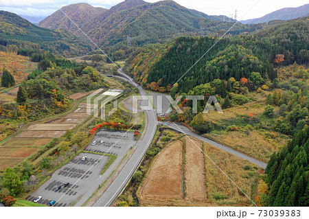 大内宿 宿場町 江戸時代 福島県の写真素材