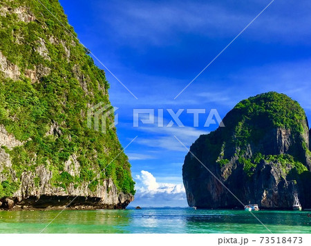 ピーピー レイ島の写真素材