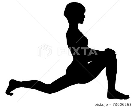 腰を落とすのイラスト素材
