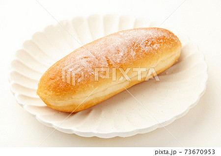 給食 揚げパン パン 揚物の写真素材