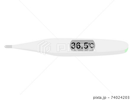 36度 体温 体温計の写真素材
