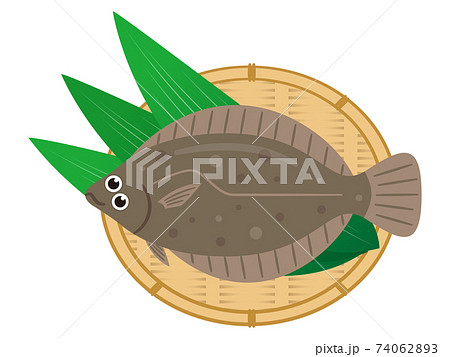 カレイ ヒラメのイラスト素材集 ピクスタ