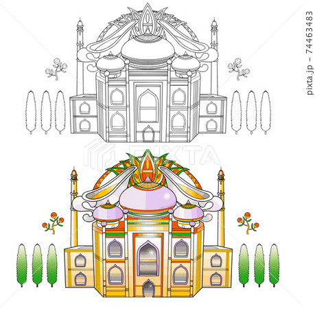 インドのイラスト素材集 ピクスタ