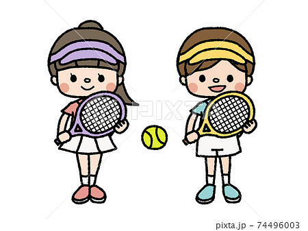 テニス 硬式テニス アイコン スポーツのイラスト素材