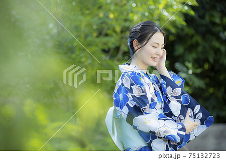 和服美人の写真素材