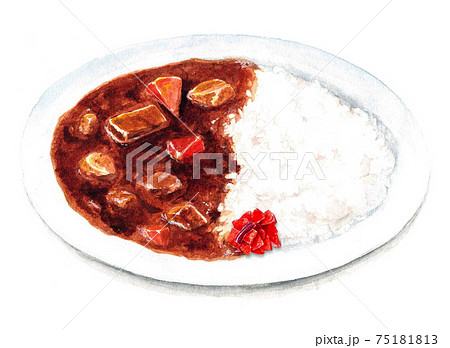カレーライスのイラスト素材 カレーライスのイラスト素材