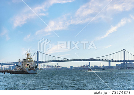 東京国際コンテナターミナルの写真素材