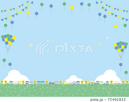 フリーマーケットのイラスト素材