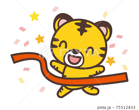 ゴールシーン ゴールテープ のイラスト素材集 ピクスタ