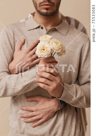 同性愛者 花の写真素材