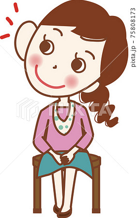 音楽を聴くのイラスト素材