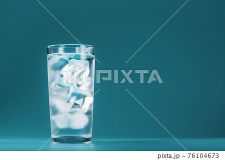 氷 テクスチャ かっこいいの写真素材