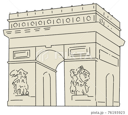 凱旋門のイラスト素材集 ピクスタ