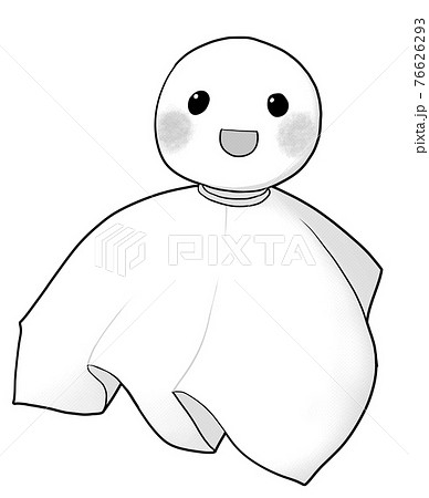 てるてる坊主 てる坊主 キャラクター テルテル坊主のイラスト素材