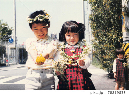  昭和　女児　投稿写真 こども 昭和の風景 小学生 女子の写真素材 - PIXTA