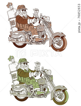 アメリカンバイクのイラスト素材集 ピクスタ