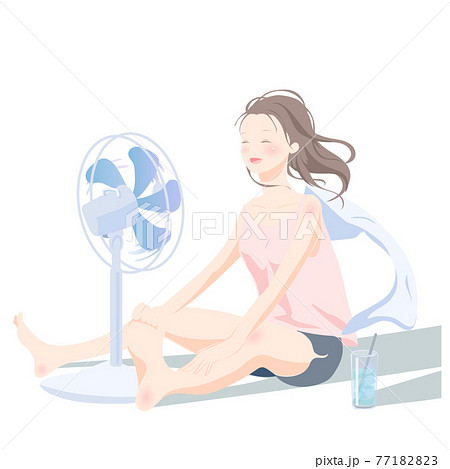 女性 お風呂 かわいい イラストのイラスト素材