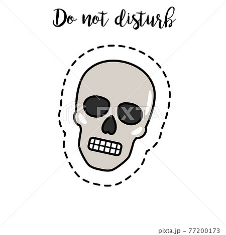 骸骨 手 デザイン 柄のイラスト素材