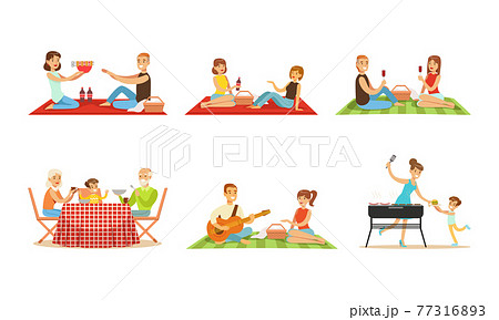 バーベキューのイラスト素材集 ピクスタ