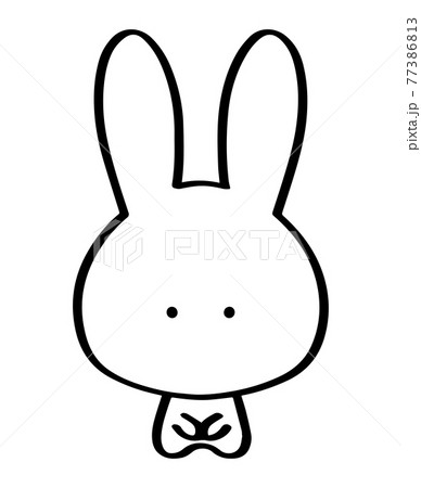 動物 うさぎ イラスト ゆるキャラのイラスト素材
