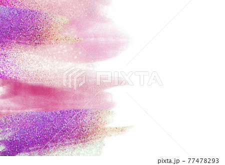 輝き キラキラ ラメ 背景 ピンクの写真素材