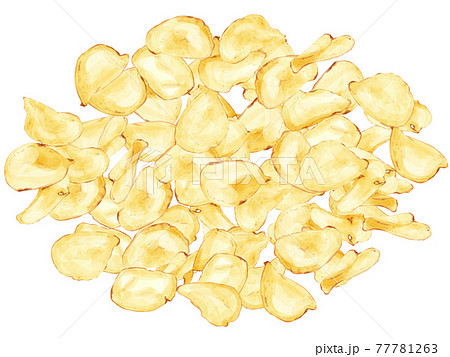 ポテトチップスのイラスト素材集 ピクスタ