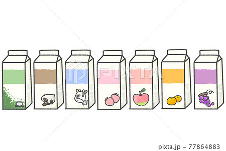 紙パックのイラスト素材