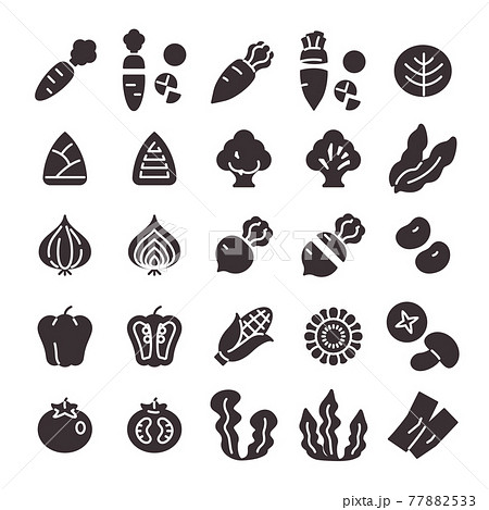 トマト断面のイラスト素材