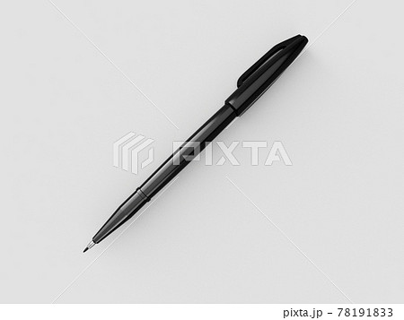 黒ペンのイラスト素材