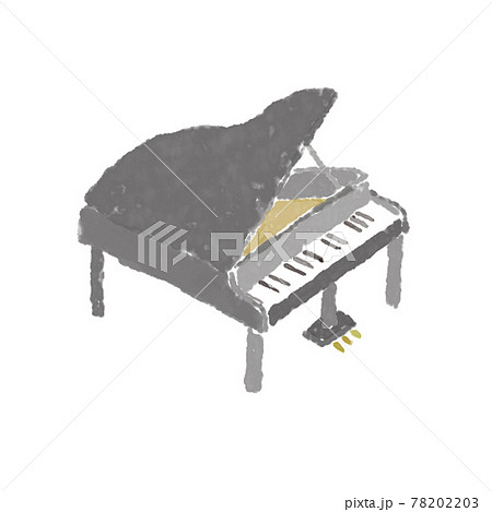 音楽室 グランドピアノの写真素材