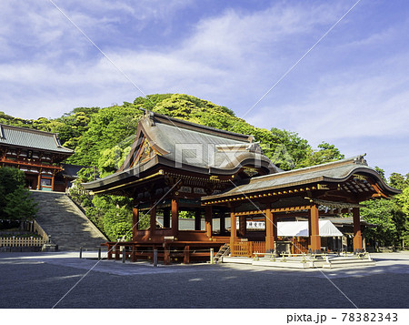 鶴岡八幡照片素材