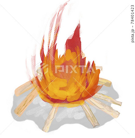 松明のイラスト素材