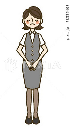 お詫び かわいいのイラスト素材