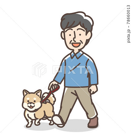 デブ犬のイラスト素材